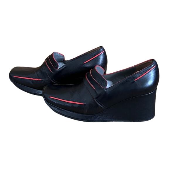 Rare Y2k Stephane Kelian Wedge Square Toe Shoes, Size 7 - Picture 6 of 8